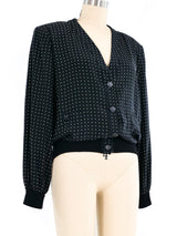 Valentino Silk Cardigan Jacket arcadeshops.com