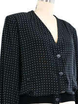 Valentino Silk Cardigan Jacket arcadeshops.com