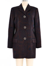 Gianni Versace Star Swirl Longline Jacket Jacket arcadeshops.com