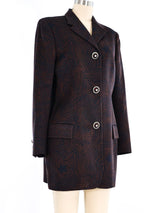 Gianni Versace Star Swirl Longline Jacket Jacket arcadeshops.com