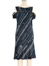 Jean Paul Gaultier Zipper Printed Jersey Dress Dress arcadeshops.com