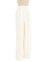 Anne Klein Ivory High Waist Trouser Bottom arcadeshops.com