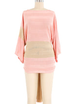 Gianfranco Ferre Colorblock Wrap Sweater Top arcadeshops.com