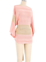 Gianfranco Ferre Colorblock Wrap Sweater Top arcadeshops.com