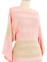 Gianfranco Ferre Colorblock Wrap Sweater Top arcadeshops.com