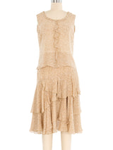 Escada Printed Silk Three Piece Ensemble Suit arcadeshops.com
