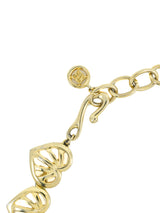 Givenchy Goldtone Heart Link Necklace Jewelry arcadeshops.com