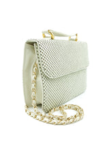 Whiting and Davis Cream Chainmail Bag Accessory arcadeshops.com