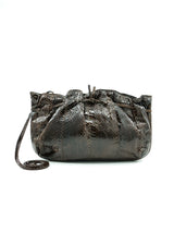 Mary McFadden Snakeskin Convertible Clutch Accessory arcadeshops.com