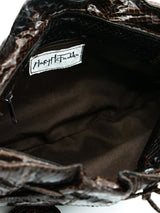 Mary McFadden Snakeskin Convertible Clutch Accessory arcadeshops.com