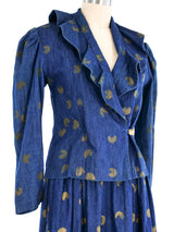 Bis Bis Printed Denim Ensemble Suit arcadeshops.com