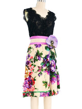 Dolce and Gabbana Floral Tank Dress Dress arcadeshops.com