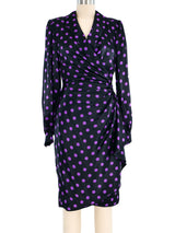 Ungaro Dot Printed Silk Dress Dress arcadeshops.com