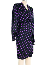 Ungaro Dot Printed Silk Dress Dress arcadeshops.com