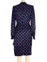 Ungaro Dot Printed Silk Dress Dress arcadeshops.com
