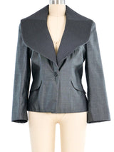 Alexander McQueen Exaggerated Lapel Jacket Jacket arcadeshops.com