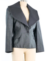 Alexander McQueen Exaggerated Lapel Jacket Jacket arcadeshops.com