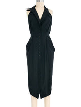 Thierry Mugler Belted Halter Dress Dress arcadeshops.com
