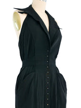 Thierry Mugler Belted Halter Dress Dress arcadeshops.com