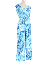 Escada Orchid Printed Pant Ensemble Suit arcadeshops.com