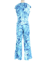 Escada Orchid Printed Pant Ensemble Suit arcadeshops.com