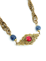 Yves Saint Laurent Glass Bead Chain Necklace Jewelry arcadeshops.com