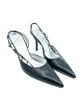 Charles Jourdan Black Heeled Sling Back, 9 Accessory arcadeshops.com