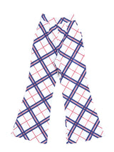 1970's Plaid Flared Trouser Bottom arcadeshops.com