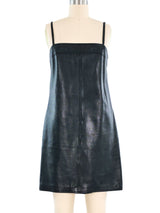 1997 Gianni Versace Leather Tank Dress Dress arcadeshops.com