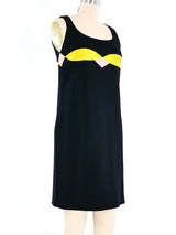 1997 Gianni Versace Couture Colorblocked Tank Dress Dress arcadeshops.com