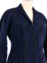 Gianni Versace Couture Raw Edge Wool Jacket Jacket arcadeshops.com