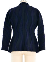 Gianni Versace Couture Raw Edge Wool Jacket Jacket arcadeshops.com