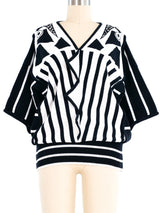 Kansai Yamamoto Graphic Sweater Top arcadeshops.com