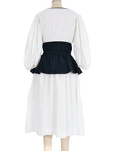 Yves Saint Laurent Peplum Dress Dress arcadeshops.com