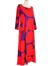Graphic Printed Maxi Dress Dress arcadeshops.com