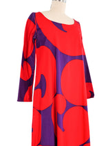 Graphic Printed Maxi Dress Dress arcadeshops.com
