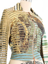 2002 Roberto Cavalli Animal Print Zip Jacket Jacket arcadeshops.com
