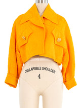 Christian Lacroix Marigold Cropped Jacket Jacket arcadeshops.com
