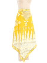 1960's Emilio Pucci Yellow Maxi Skirt Bottom arcadeshops.com