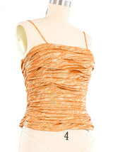 Oleg Cassini Metallic Tank Top arcadeshops.com
