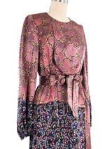 Dries Van Noten Balloon Sleeve Wrap Dress Dress arcadeshops.com