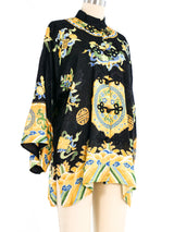 Floral Jacquard Jacket Jacket arcadeshops.com
