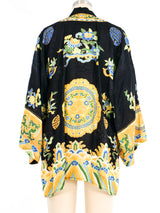 Floral Jacquard Jacket Jacket arcadeshops.com