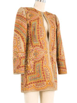 Mary McFadden Quilted Paisley Jacket Jacket arcadeshops.com