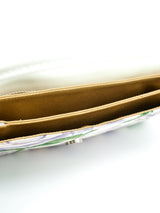 Dolce & Gabbana Rose Printed Baguette Bag Accessory arcadeshops.com