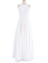 Alaia Crochet Lace Gown Dress arcadeshops.com