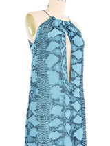 2000 Gucci Beaded Python Mini Dress Dress arcadeshops.com