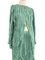Mary McFadden Sage Green Tunic Ensemble Suit arcadeshops.com