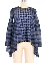Christian Dior Houndstooth Top Top arcadeshops.com