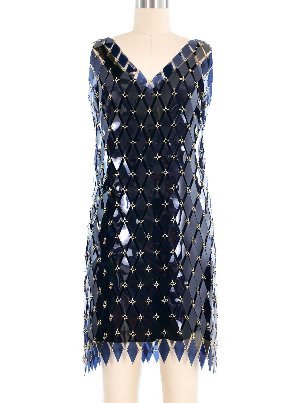 Paco Rabanne Rubber Linked Mini Dress
